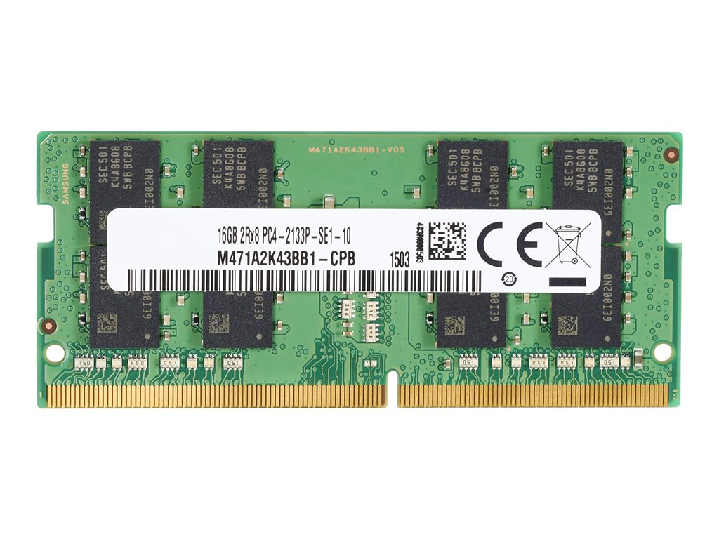 HP - DDR4 - module - 8 GB - SO-DIMM 260-pin - 2666 MHz / PC4-21300 - 1.2 V - unbuffered - non-ECC - for (non-ECC): HP