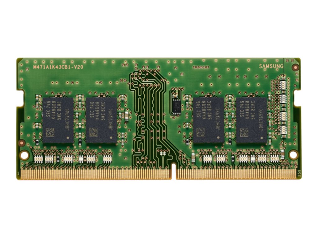HP - DDR4 - module - 8 GB - SO-DIMM 260-pin - 3200 MHz / PC4-25600 - 1.2 V 8C4X8AA