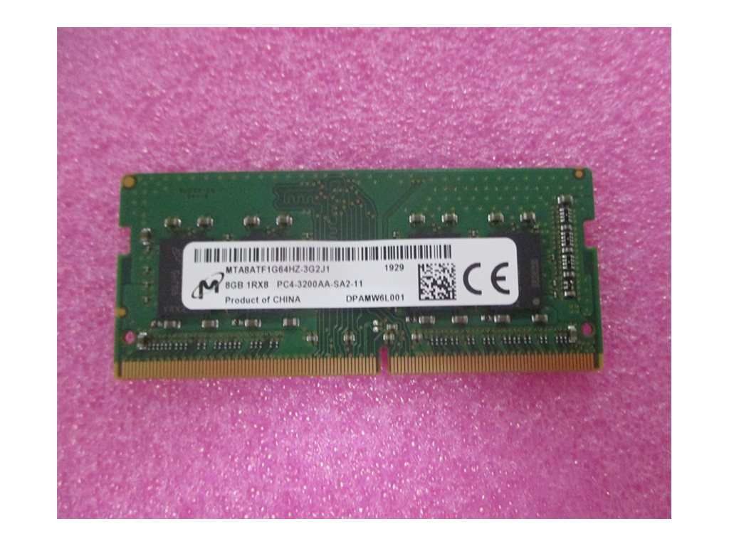 HP - DDR4 - module - 8 GB - SO-DIMM 260-pin - 3200 MHz / PC4-25600 - 1.2 V