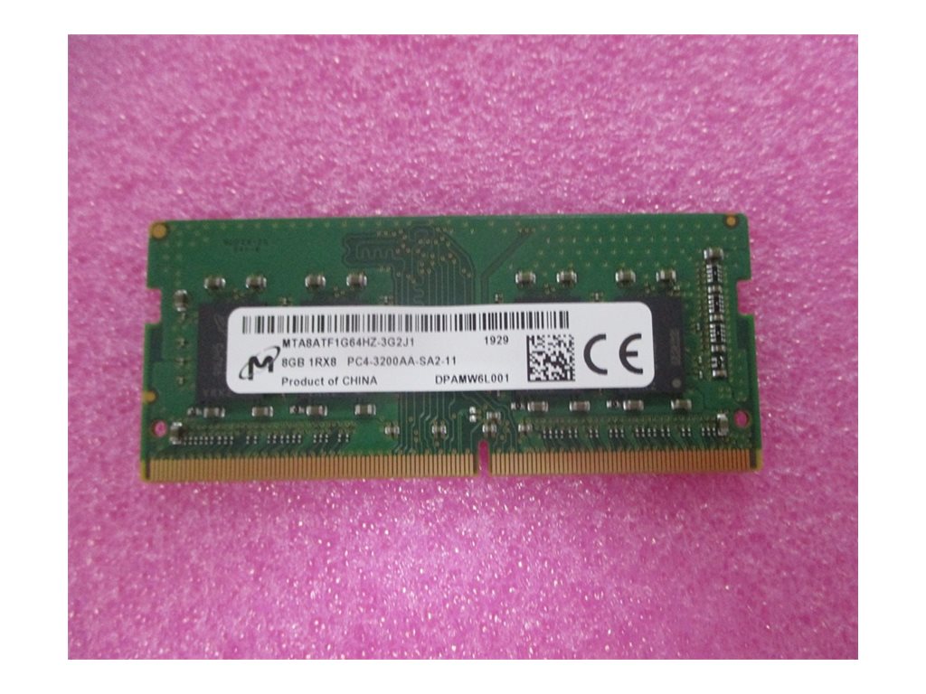 HP - DDR4 - module - 8 GB - SO-DIMM 260-pin - 3200 MHz / PC4-25600 - 1.2 V