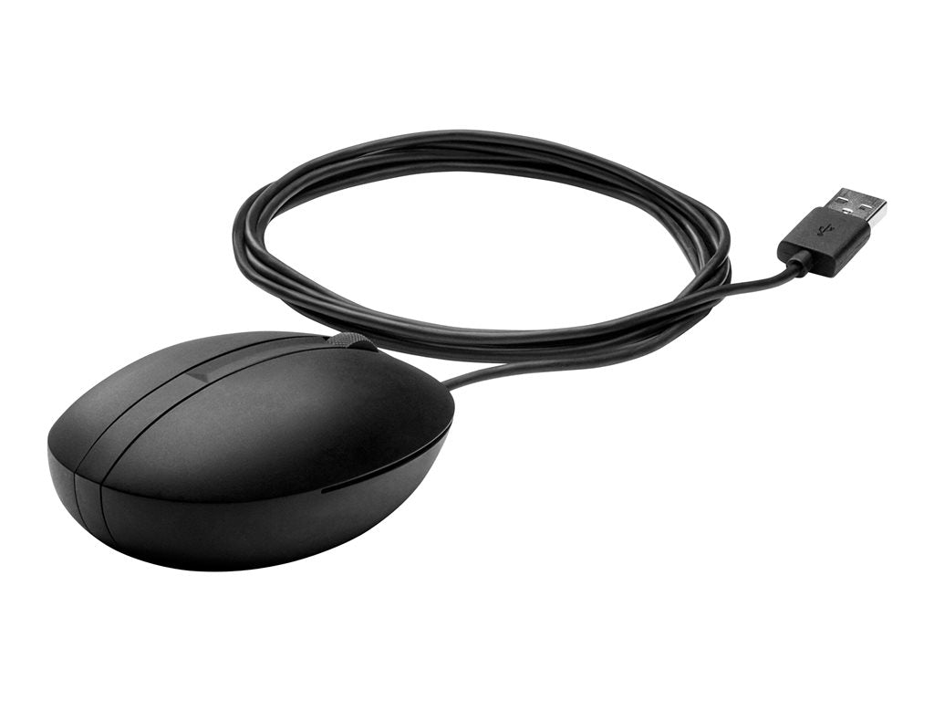 HP Desktop 320M - Mouse - 3 buttons - wired - USB - for HP 246 G7, 256 G8, 340 G7; EliteBook 745 G5, 830 G5, 840 G5; ZBook Studio 9VA80AA#ABA