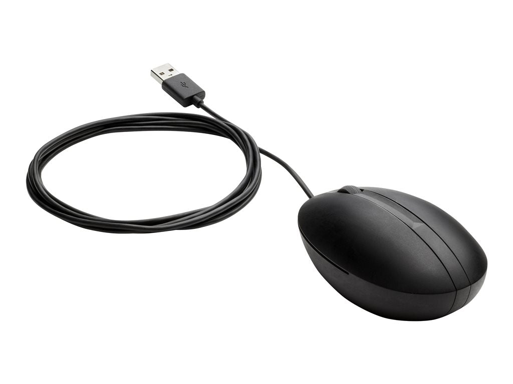 HP Desktop 320M - Mouse - 3 buttons - wired - USB - for HP 246 G7, 256 G8, 340 G7; EliteBook 745 G5, 830 G5, 840 G5; ZBook Studio 9VA80AA#ABA