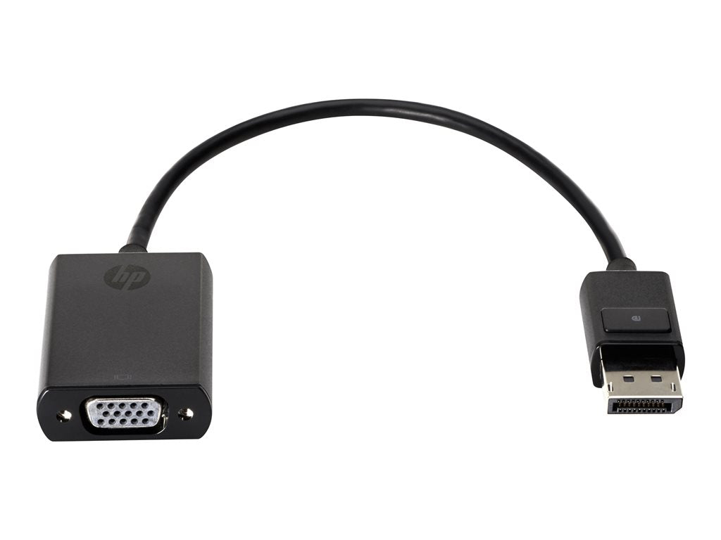 HP DisplayPort to VGA Adapter - Video converter - DisplayPort - VGA - for Elite t655; EliteBook 8470; Pro 260 G9, t550; Workstation F7W97AA