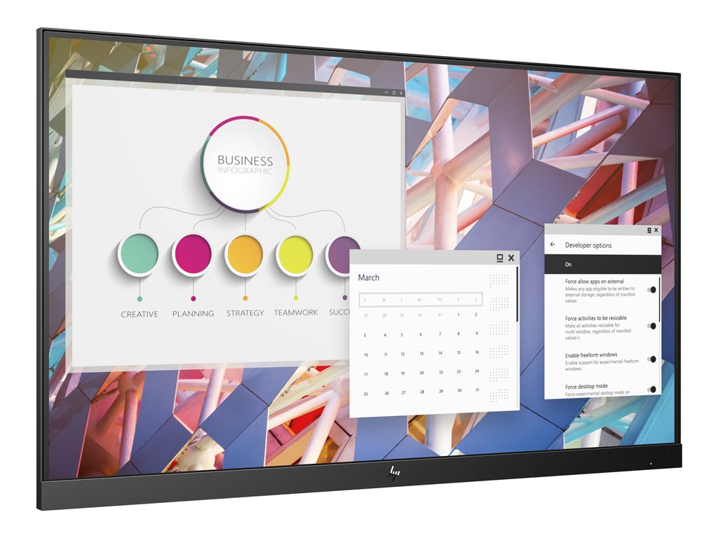 HP E24 G4 - E-Series - LED monitor - 23.8 - 1920 x 1080 Full HD (1080p) @ 60 Hz - IPS - 250 cd/mï¿½ - 1000:1 - 5 ms -