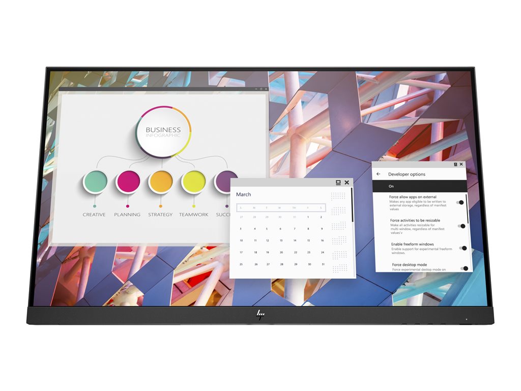 HP E24 G4 - No Stand - E-Series - LED monitor - 24 (23.8" viewable) - 1920 x 1080 Full HD (1080p) @ 60 Hz - IPS - 250