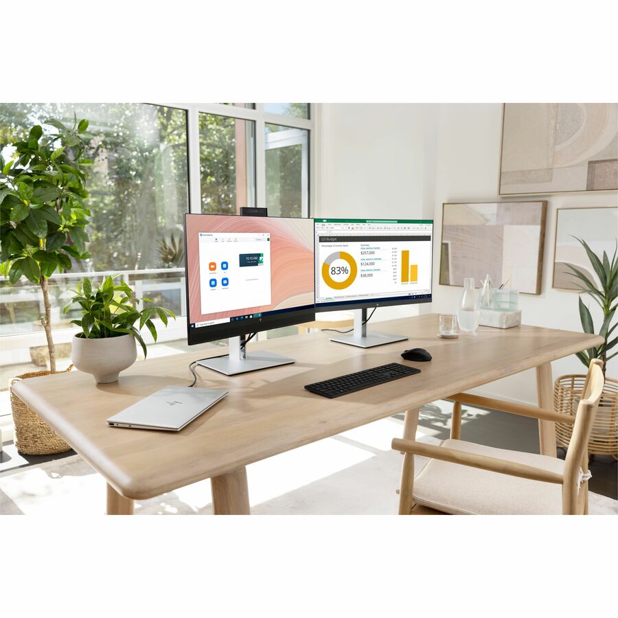 HP E27 G4 27 Inch Computer Monitor - Professional FHD IPS Display | TecISoft 9VG71AA#ABA