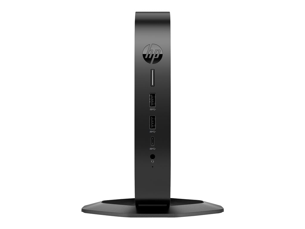 HP Elite t655 - Thin client - SFF 1 x Ryzen Embedded R2314 / up to 3.5 GHz - RAM 8 GB - flash 32 GB - eMMC - Radeon