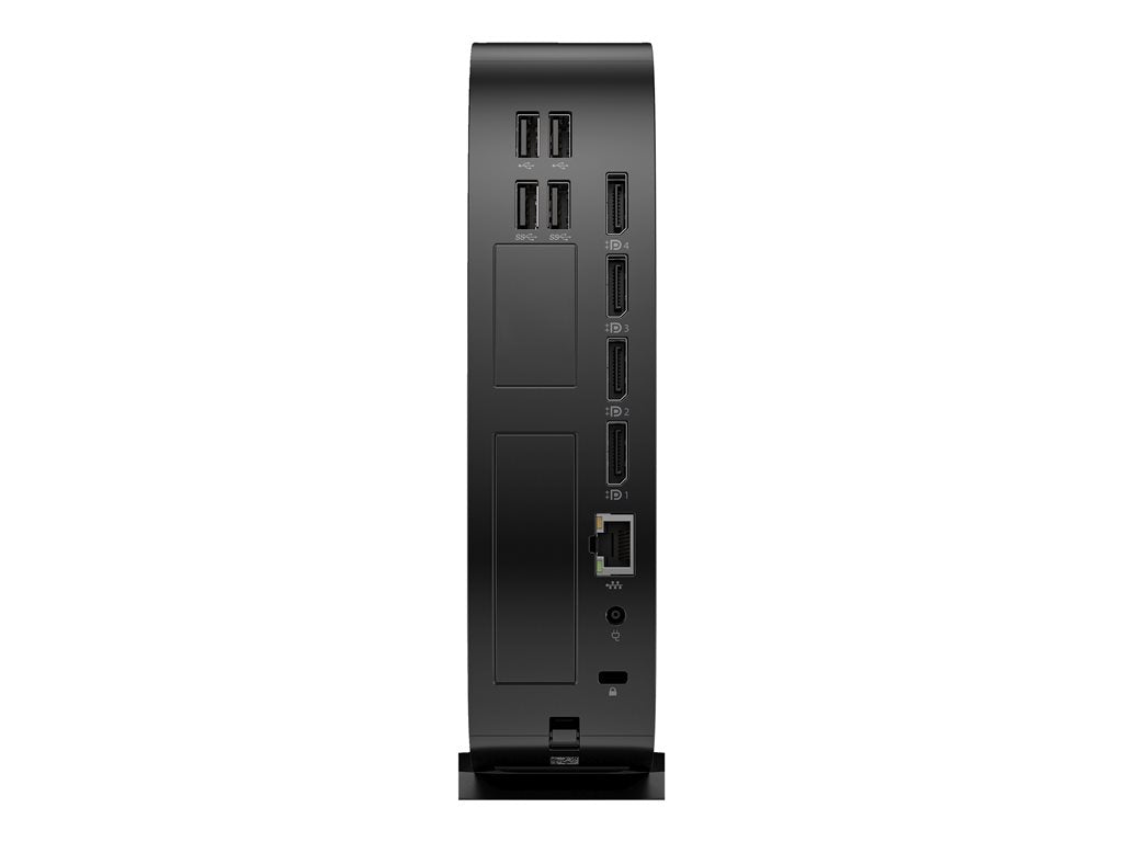 HP Elite t755 - Thin client - SFF 1 x Ryzen Embedded V2546 / up to 3.95 GHz - RAM 8 GB - flash 32 GB - eMMC - Radeon