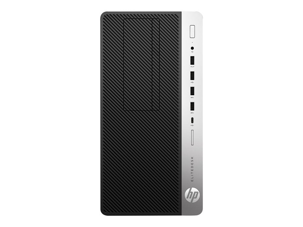 HP EliteDesk 705 G4 - Micro tower - no CPU up to - RAM 0 GB - no HDD - no graphics - Gigabit Ethernet - no OS - monitor: