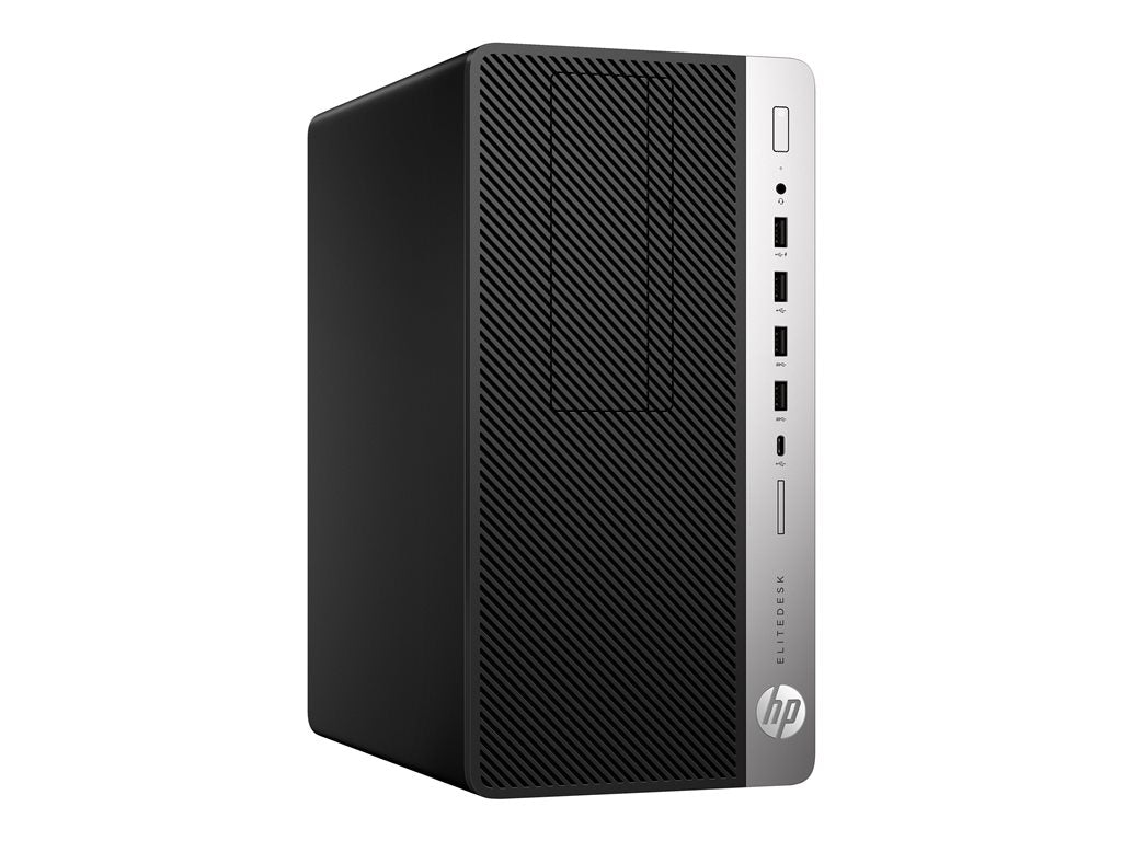 HP EliteDesk 705 G4 - Micro tower - no CPU up to - RAM 0 GB - no HDD - no graphics - Gigabit Ethernet - no OS - monitor: