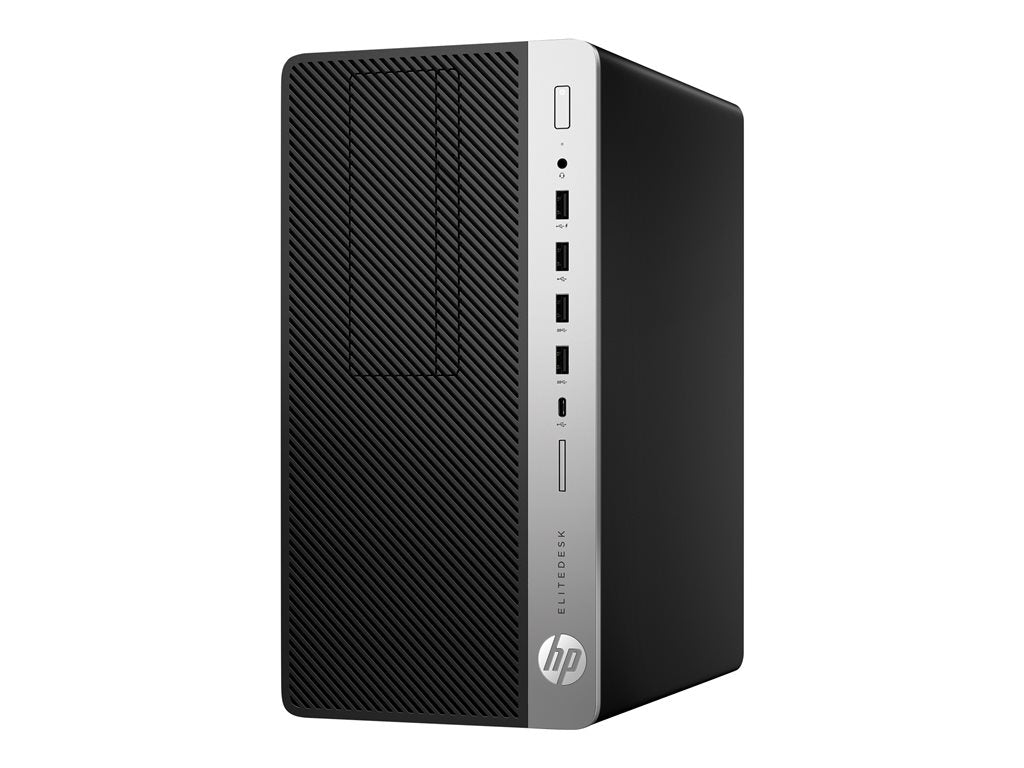 HP EliteDesk 705 G4 - Micro tower - no CPU up to - RAM 0 GB - no HDD - no graphics - Gigabit Ethernet - no OS - monitor: