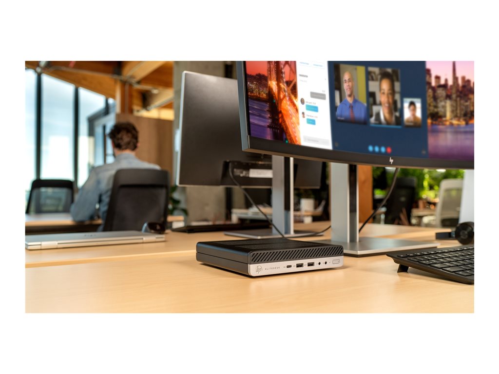 HP EliteDesk 705 G5 - Mini desktop - no CPU up to - RAM 0 GB - no HDD - no graphics - Gigabit Ethernet - no OS -