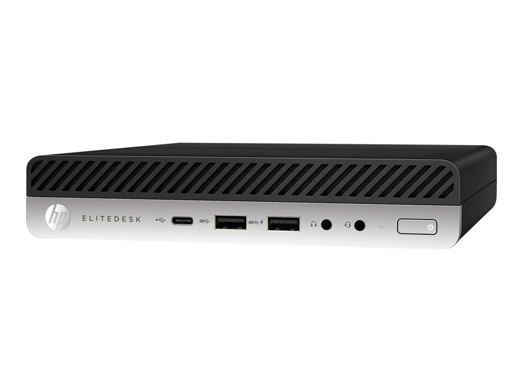 HP EliteDesk 800 G3 - Mini desktop no CPU up to - RAM 0 GB - no HDD - no graphics - Gigabit Ethernet - no OS - monitor: