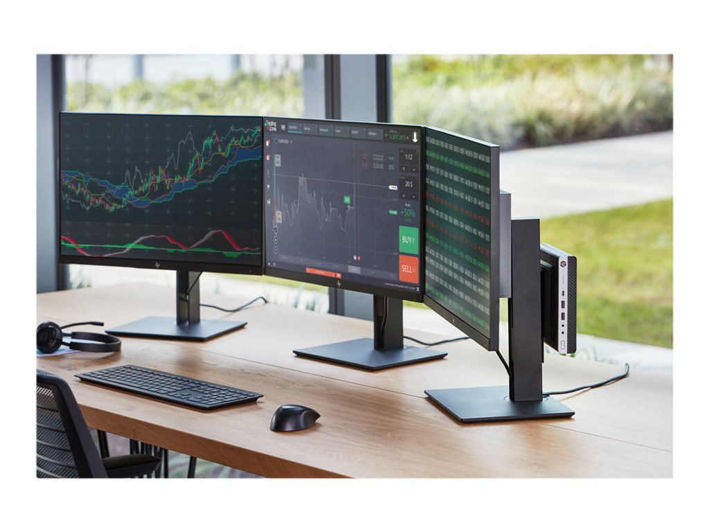 HP EliteDesk 800 G5 - Mini desktop - Core i7 9700T / up to 4.3 GHz - vPro - RAM 32 GB - SSD 1 TB - NVMe - UHD Graphics