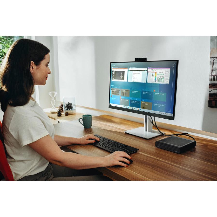 HP EliteDesk 800 G6 Desktop Computer - Intel Core i5 10th Gen i5-10500T - vPro Technology - 8 GB - 256 GB SSD - Desktop Mini - Black 61B59UT#ABA