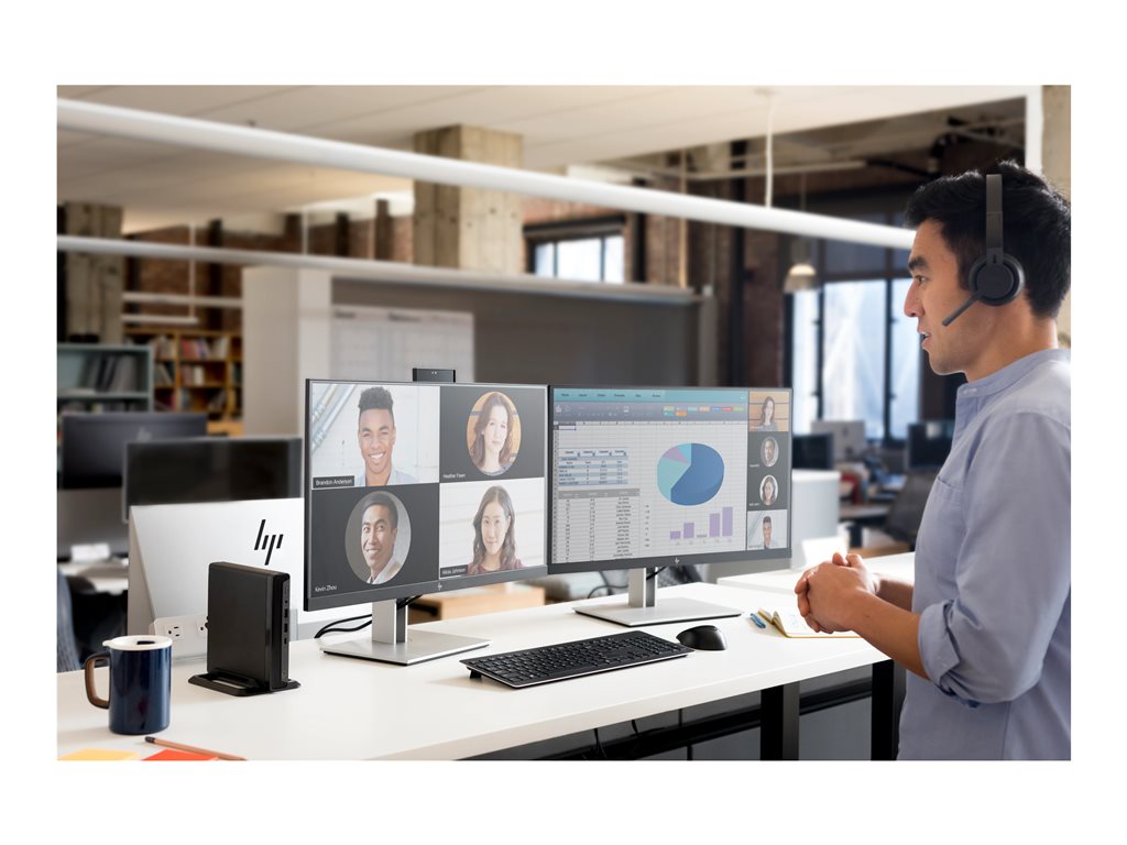 HP EliteDesk 800 G6 - Mini desktop - Core i7 10700T / up to 4.5 GHz - vPro - RAM 16 GB - SSD 256 GB - NVMe, TLC - UHD
