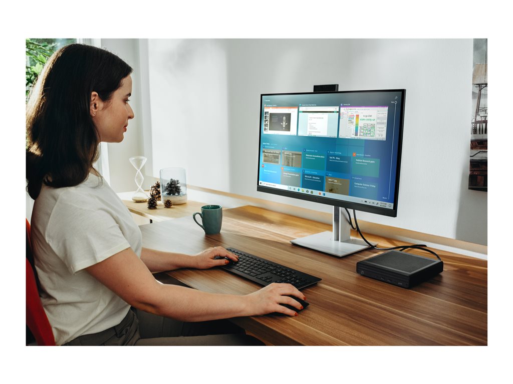 HP EliteDesk 800 G6 - Mini desktop - Core i7 10700T / up to 4.5 GHz - vPro - RAM 16 GB - SSD 256 GB - NVMe, TLC - UHD