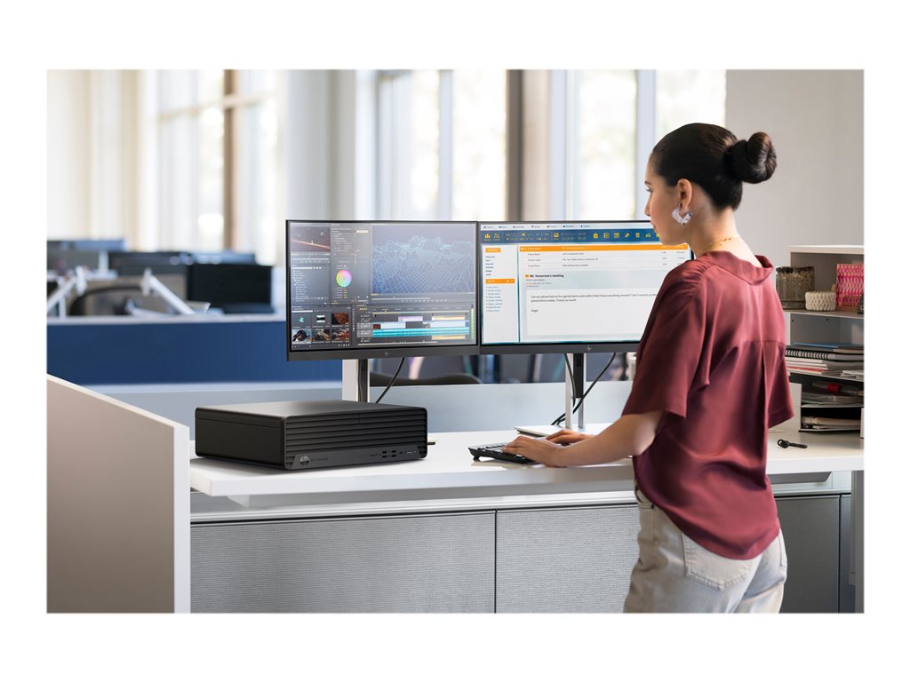 HP EliteDesk 800 G6 - SFF - Core i5 10500 / up to 4.5 GHz - RAM 16 GB - SSD 256 GB - NVMe, TLC - UHD Graphics 630 -