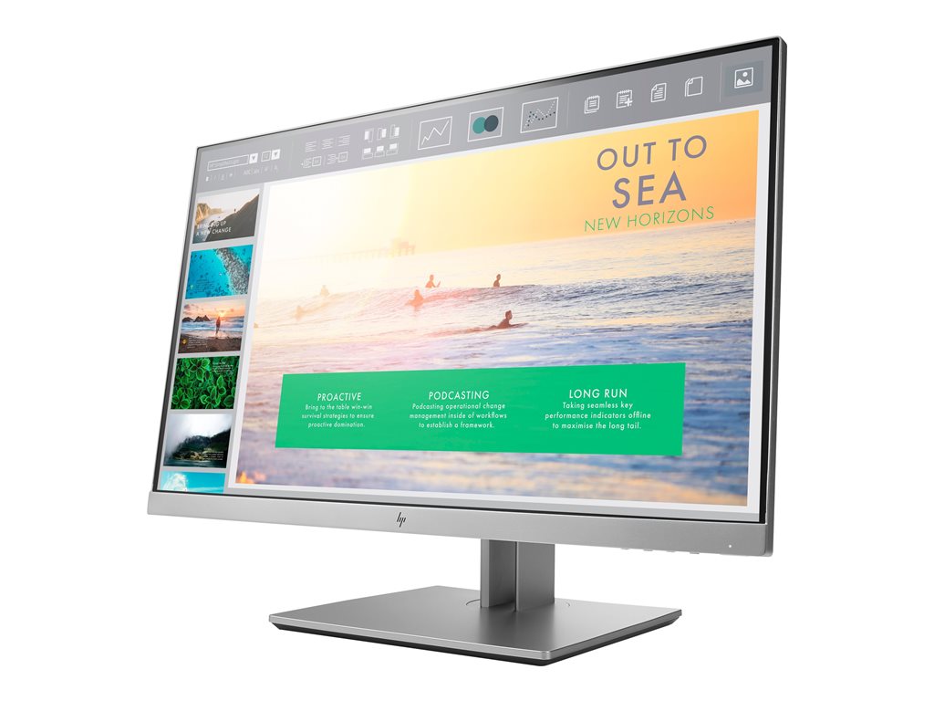 HP EliteDisplay E233 - LED monitor - 23 - 1920 x 1080 Full HD (1080p) @ 60 Hz - IPS - 250 cd/mï¿½ - 1000:1 - 5 ms - HDMI