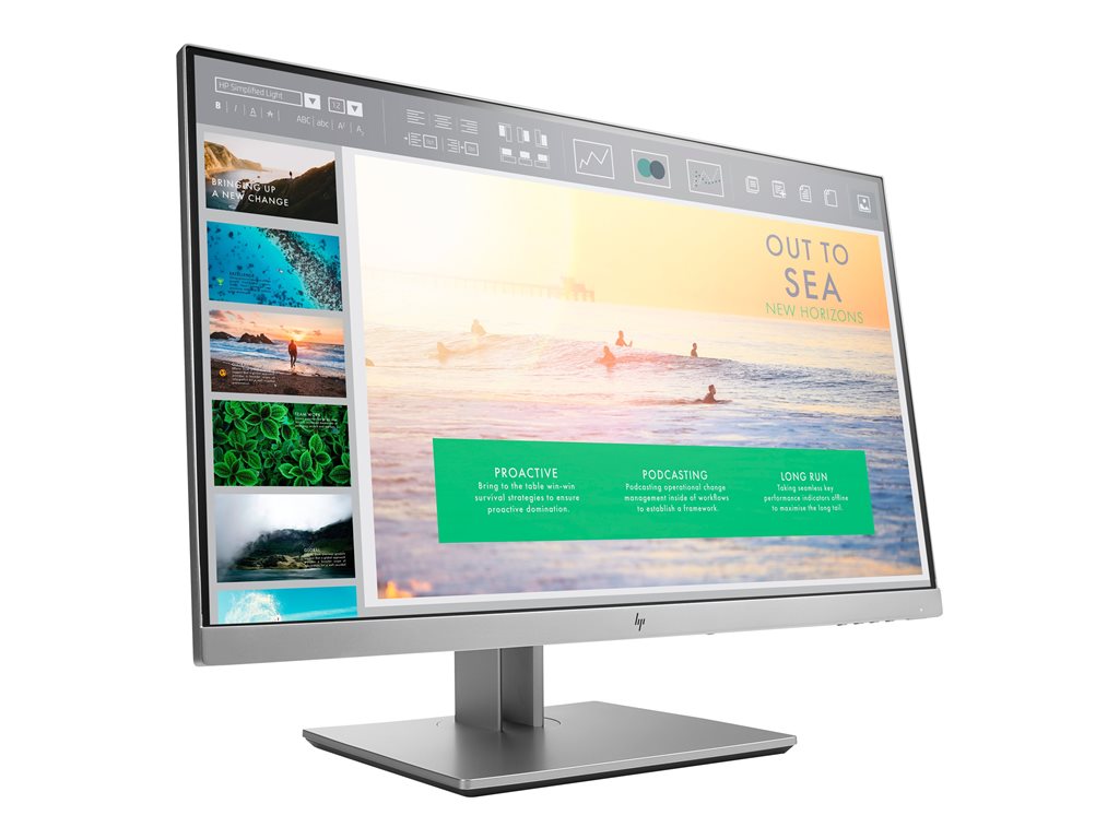 HP EliteDisplay E233 - LED monitor - 23 - 1920 x 1080 Full HD (1080p) @ 60 Hz - IPS - 250 cd/mï¿½ - 1000:1 - 5 ms - HDMI