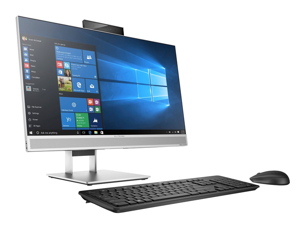 HP EliteOne 800 G4 - All-in-one Core i5 8500 / up to 4.1 GHz - vPro - RAM 8 GB - SSD 256 GB - NVMe, TLC - DVD-Writer -