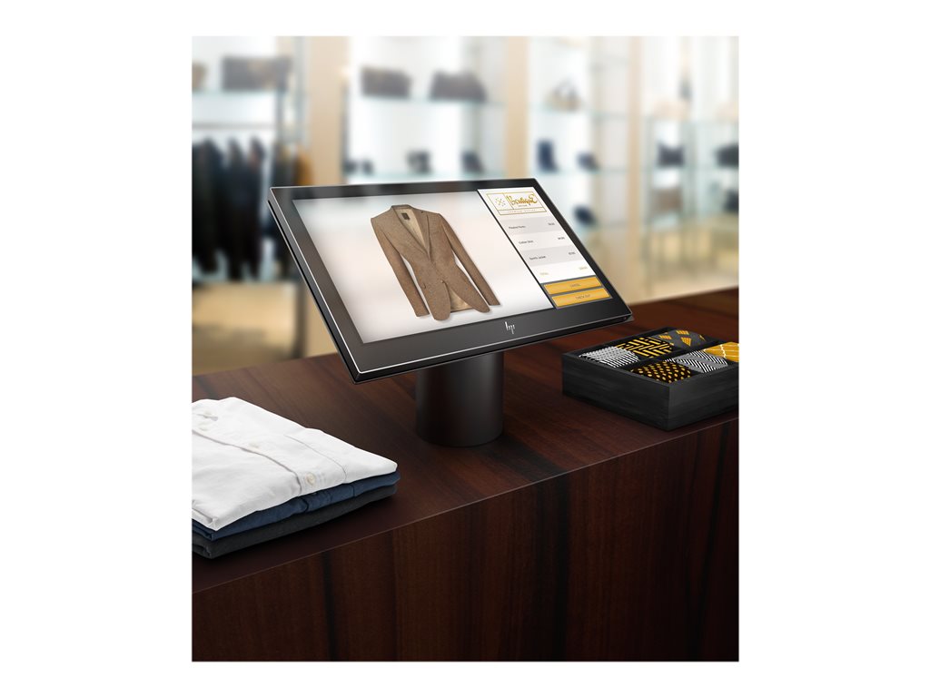 HP ElitePOS G1 Retail System 143 - All-in-one 1 x Core i3 7100U up to - RAM 8 GB - SSD 128 GB - HD Graphics 620 -