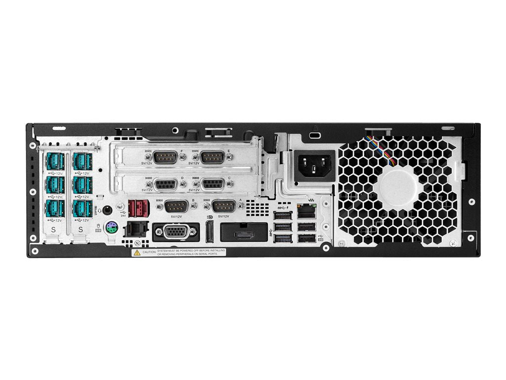 HP Engage Flex Pro Retail System - SFF 1 x Core i3 8100 up to - RAM 8 GB - SSD 512 GB - NVMe, TLC - DVD-Writer - UHD
