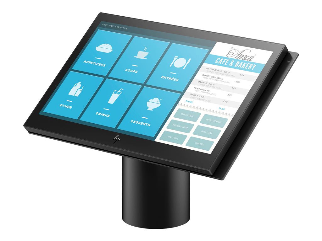 HP Engage One 141 - All-in-one - 1 x Celeron 3965U up to - RAM 4 GB - SSD 128 GB - TLC - HD Graphics 610 - Gigabit