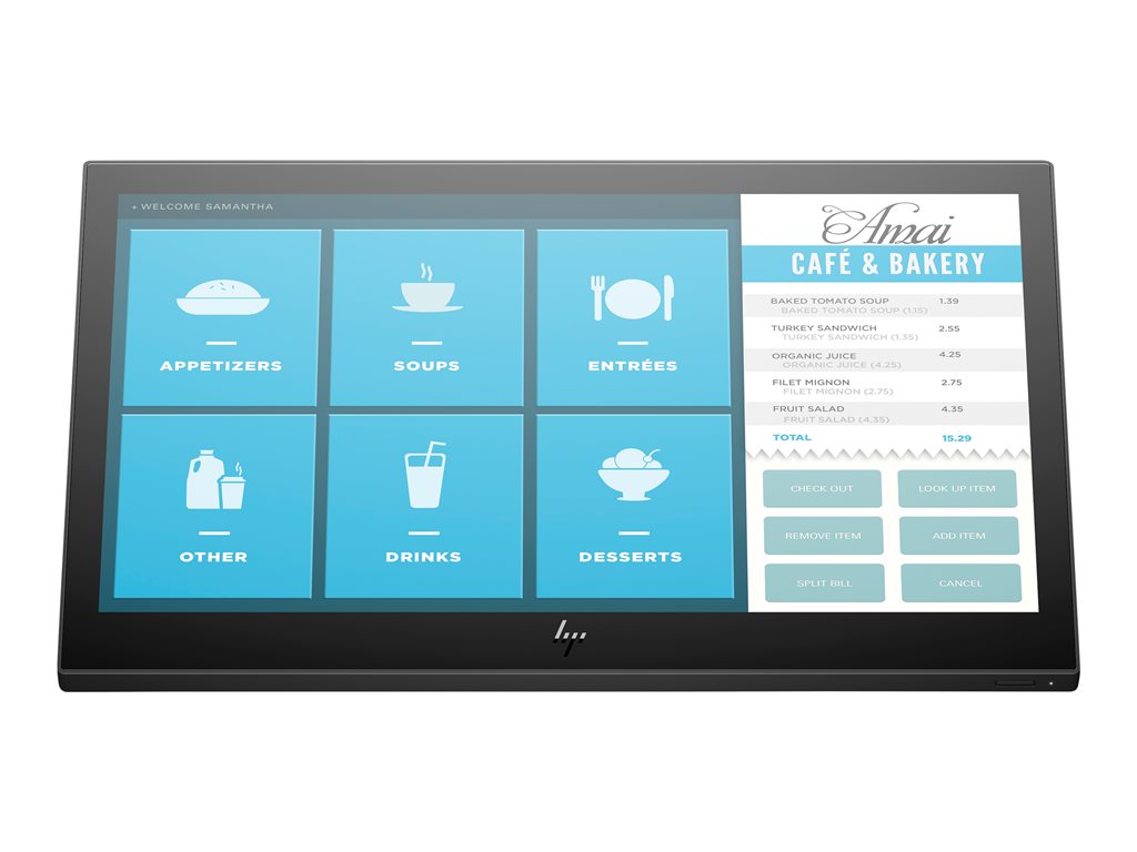HP Engage One 143 - All-in-one - 1 x Core i3 7100U up to - RAM 8 GB - SSD 512 GB - NVMe, TLC, HP Value - HD Graphics 620