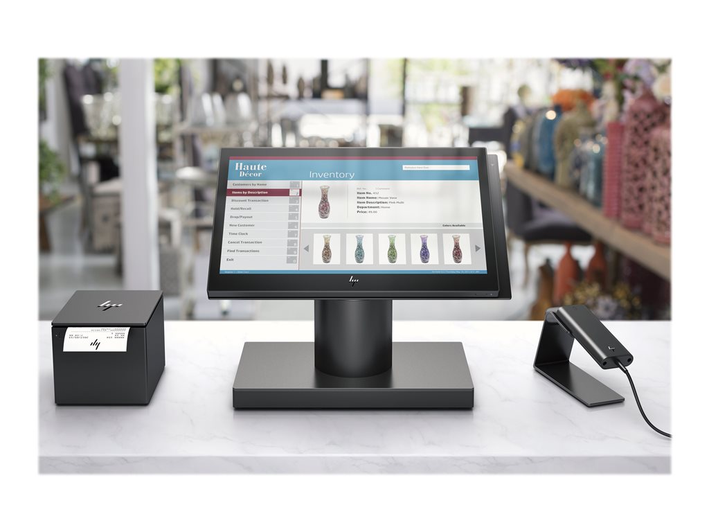 HP Engage One 145 - All-in-one 1 x Core i5 7300U / up to 3.5 GHz - RAM 8 GB - SSD 256 GB - TLC - HD Graphics 620 -