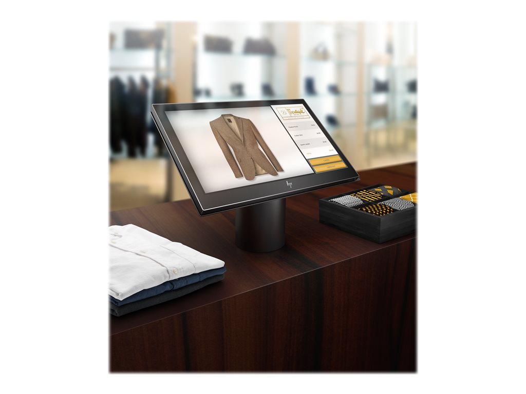 HP Engage One 145 - All-in-one 1 x Core i5 7300U / up to 3.5 GHz - RAM 8 GB - SSD 256 GB - TLC - HD Graphics 620 -