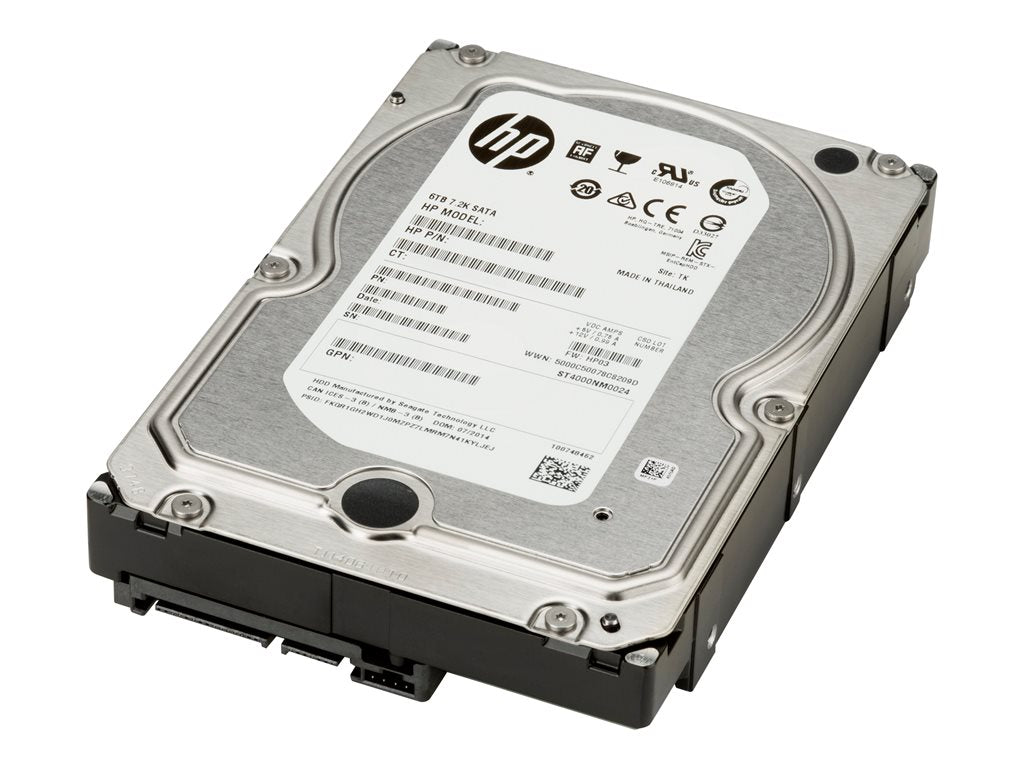 HP Enterprise - Hard drive - 6 TB - SATA - 7200 rpm - for Workstation Z2 G4, Z2 G5