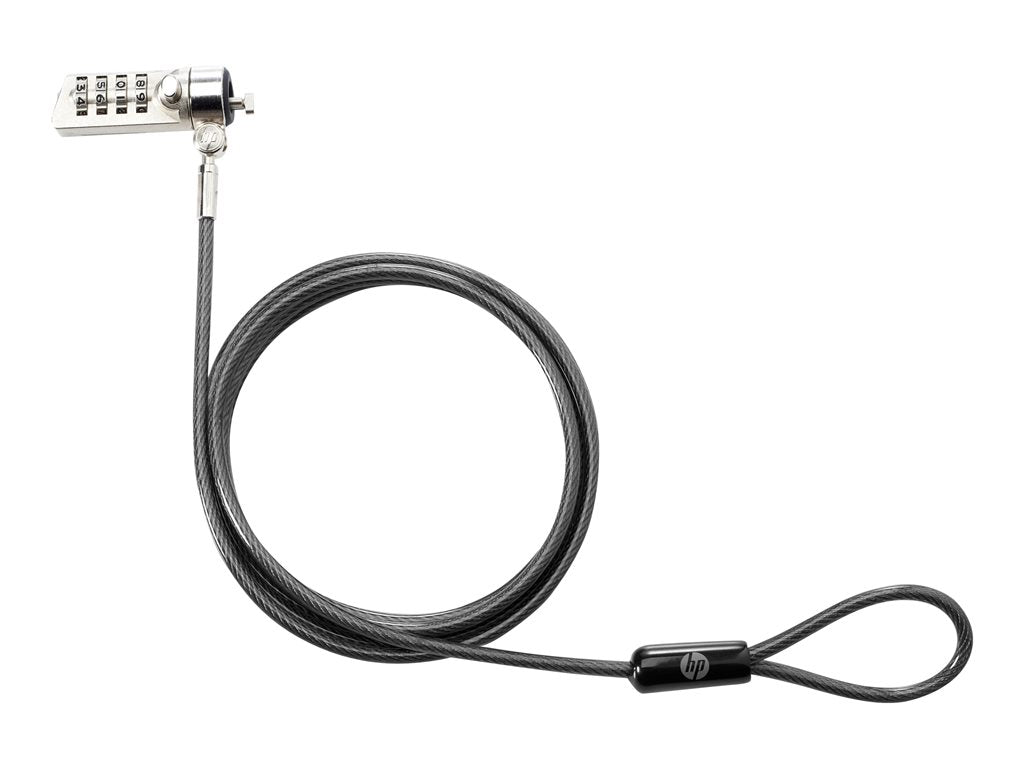 HP Essential Combination Lock - Security cable lock - 4 ft