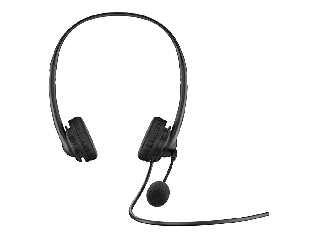 HP G2 - Headset - on-ear - wired - 3.5 mm jack - shadow black - for HP 245 G9, 256 G8, 25X G9, 34; EliteBook 1040 G9;