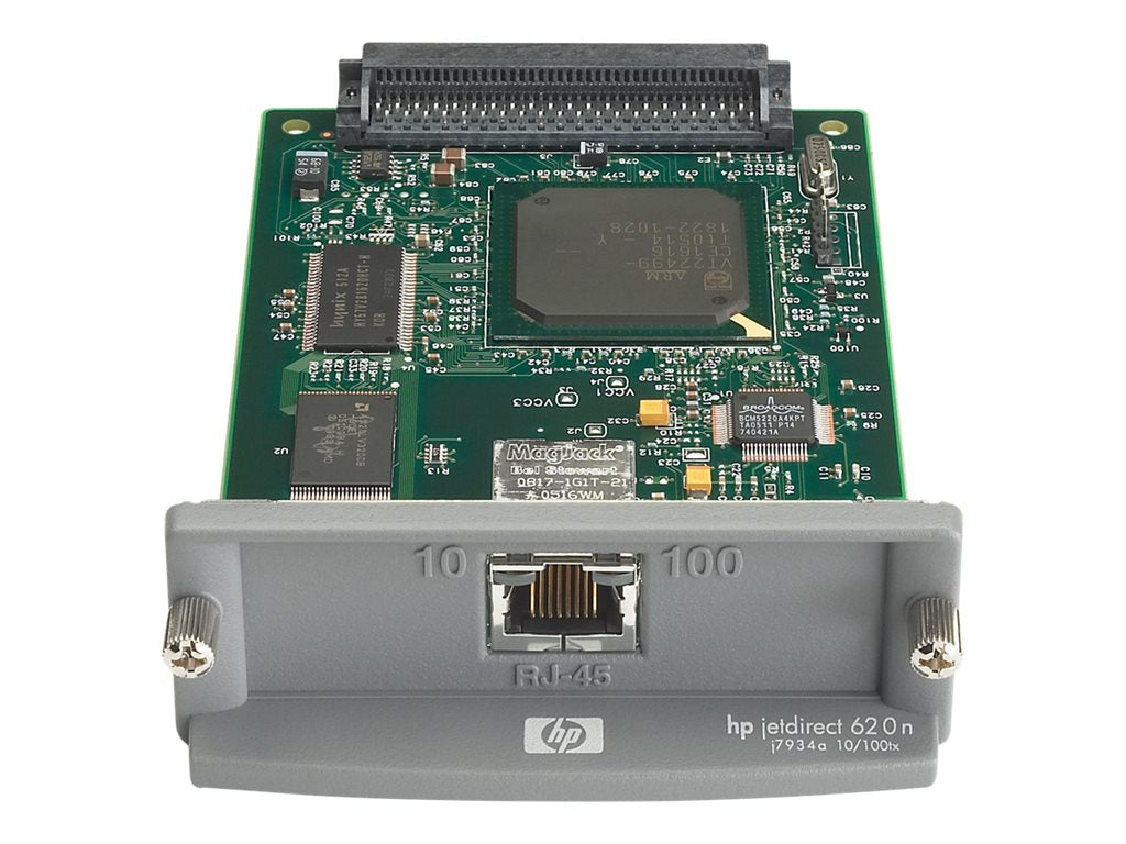 HP JetDirect 620n - Print server - EIO - 10/100 Ethernet - for Color LaserJet 85XX; DesignJet T1100; LaserJet Enterprise
