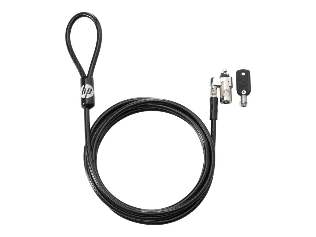 HP Keyed Cable Lock - Security cable lock - 6 ft T1A62AA