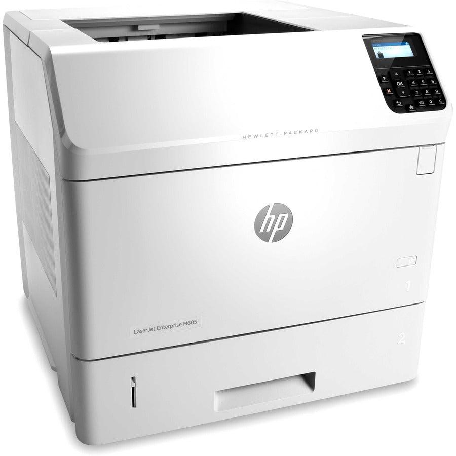 HP LaserJet M605dn Desktop Laser Printer - Refurbished - Monochrome