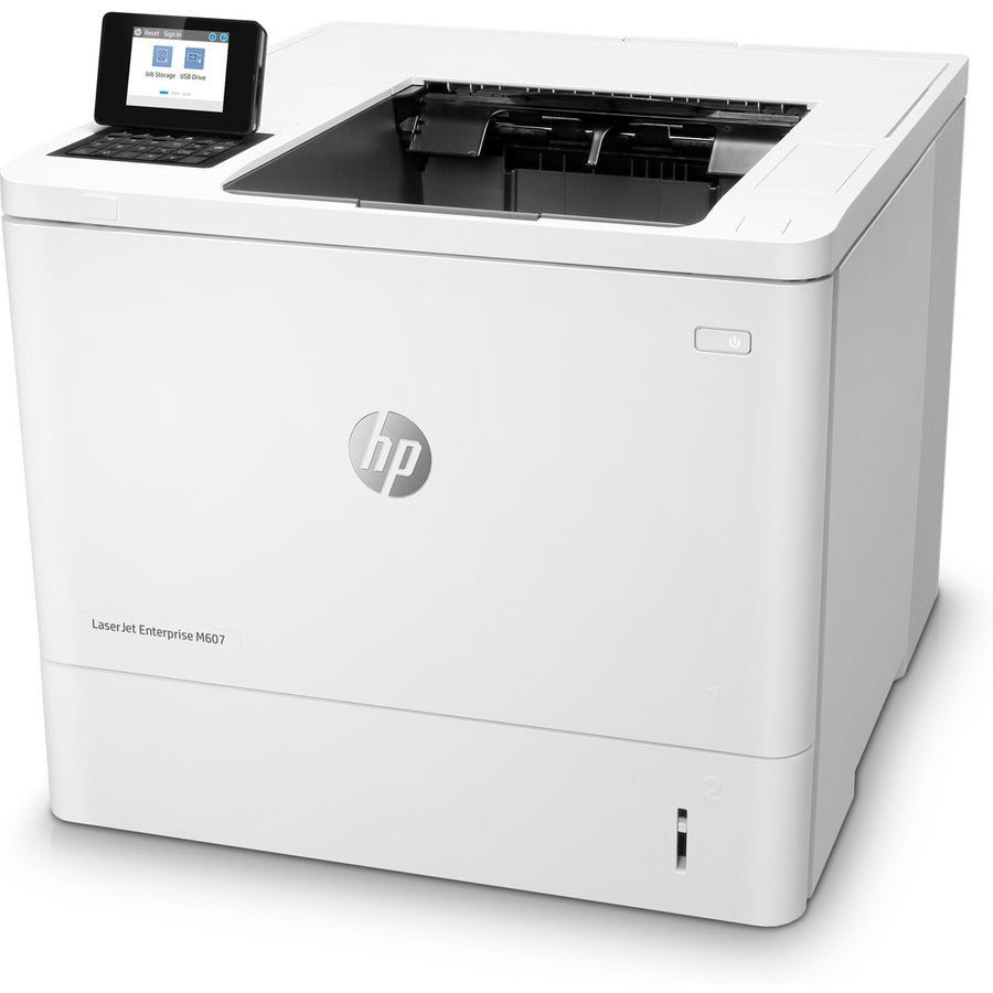 HP LaserJet M607 M607n Desktop Laser Printer - Refurbished - Monochrome