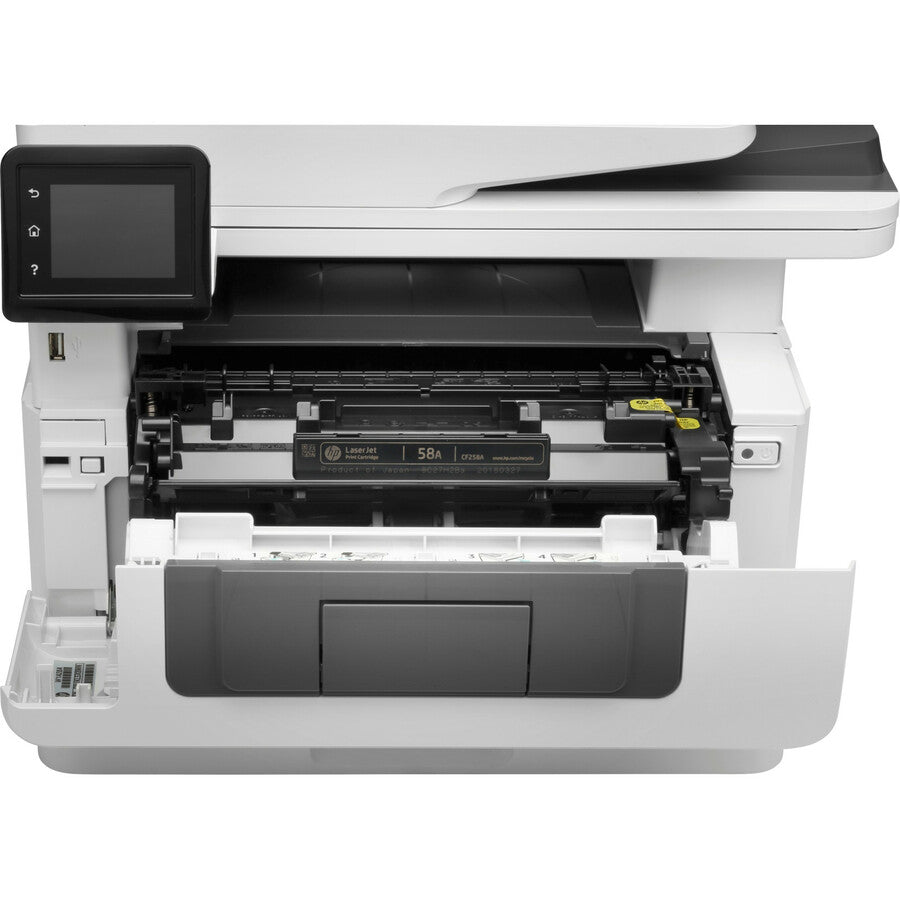 HP LaserJet Pro M428f M428fdn Laser Multifunction Printer-Monochrome-Copier/Fax/Scanner-38 ppm Mono Print-4800x600 Print-Automatic Duplex Print-80000 Pages Monthly-350 sheets Input-Color Scanner-Monochrome Fax-Gigabit Ethernet W1A29A#BGJ
