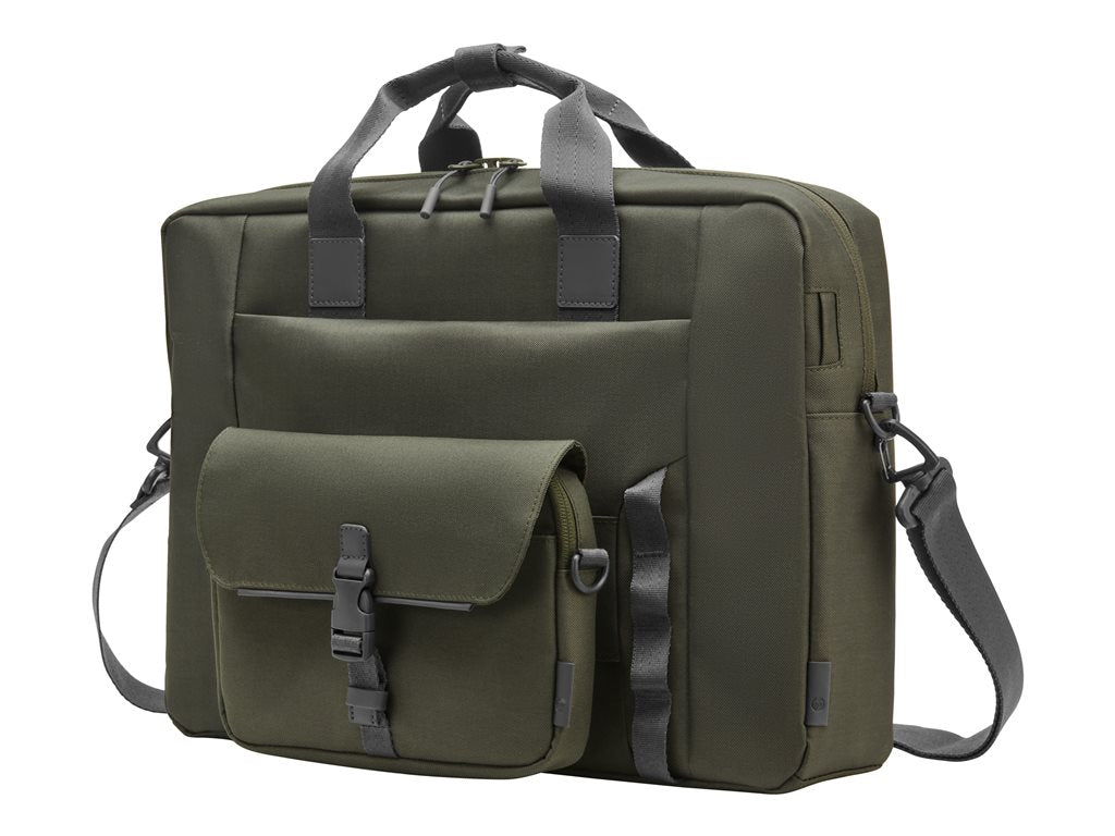 HP - Notebook carrying case - modular - 15.6 - gray 9J497AA