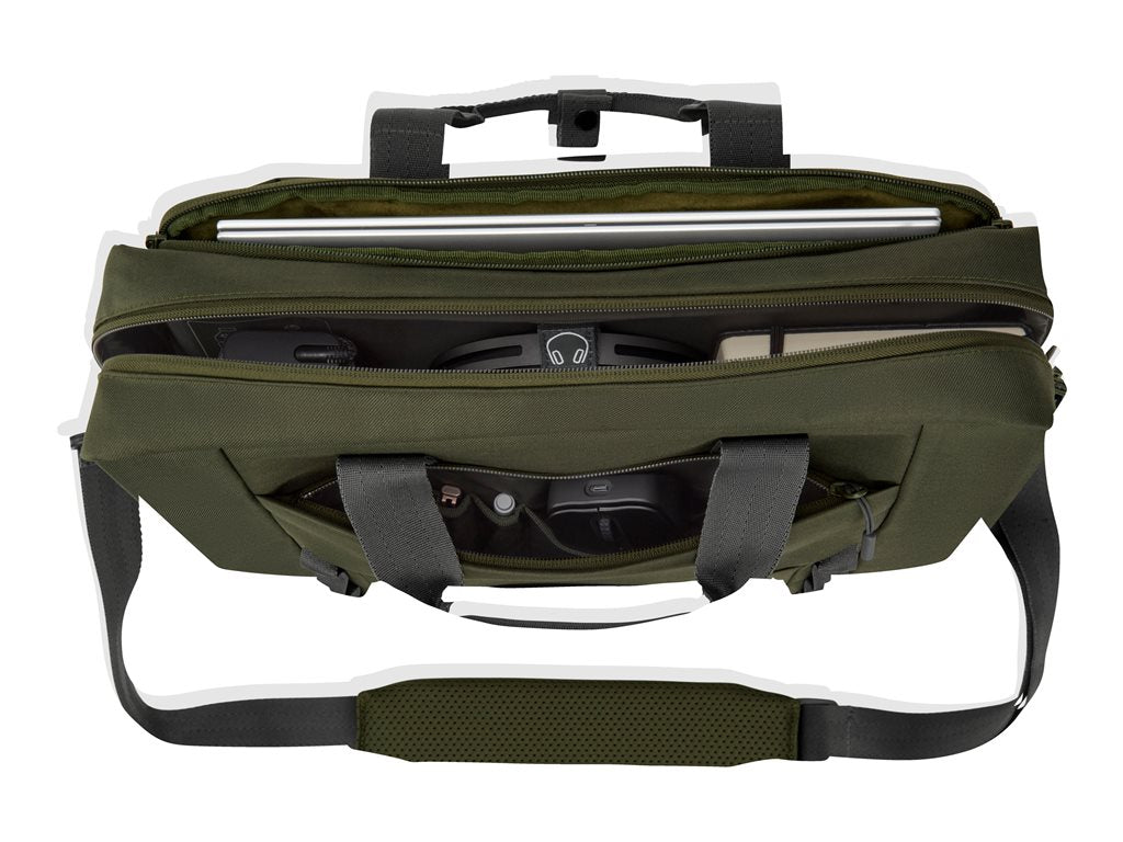 HP - Notebook carrying case - modular - 15.6 - gray 9J497AA