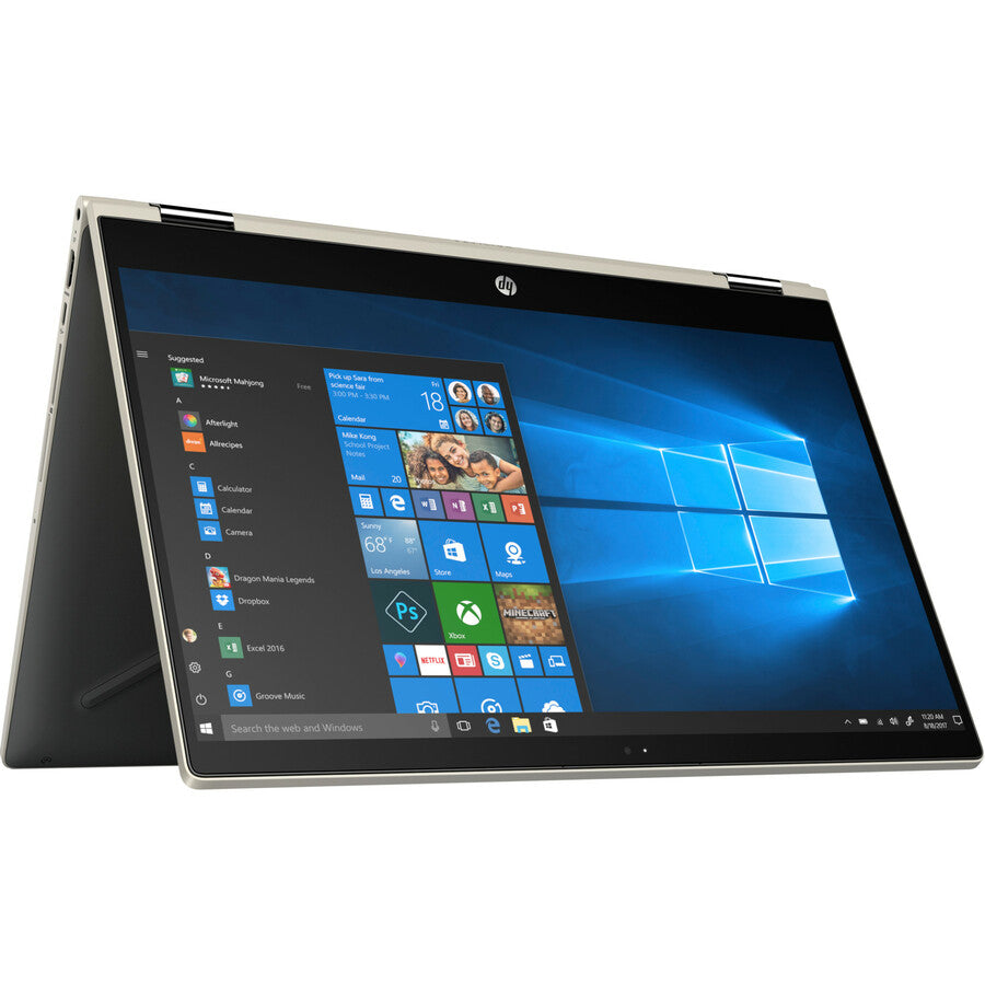 HP Pavilion x360 15-cr0000 15-cr0087cl 15.6 Touchscreen Convertible 2 in 1 Notebook - Intel Core i5 8th Gen i5-8250U - 8 GB - 1 TB HDD - 16 GB Flash Memory - Pale Gold 4WJ88UAR#ABA