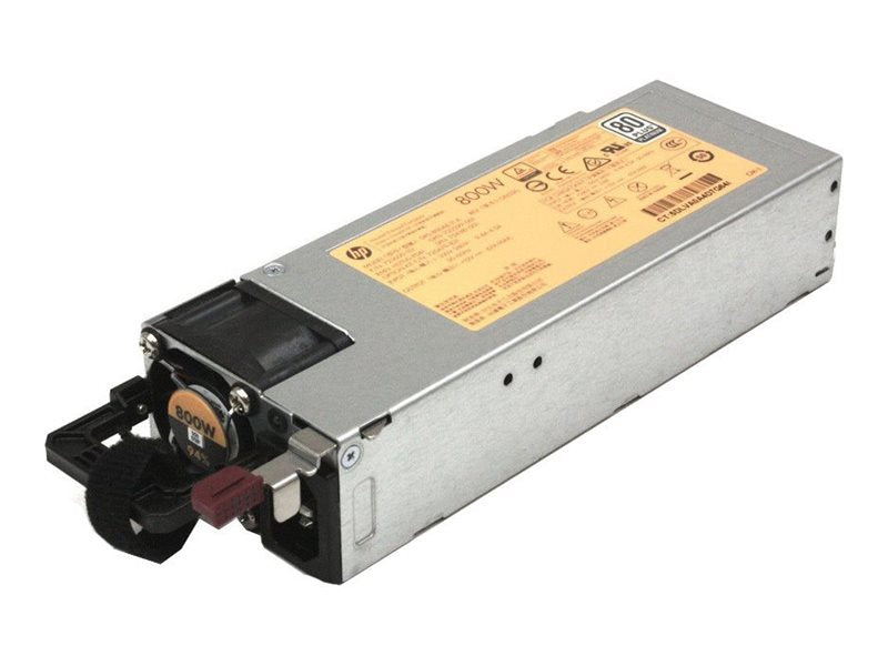 HP - Power supply - hot-plug / redundant (plug-in module) - Flex Slot - 80 PLUS Platinum - AC 100-240 V - 800 Watt -