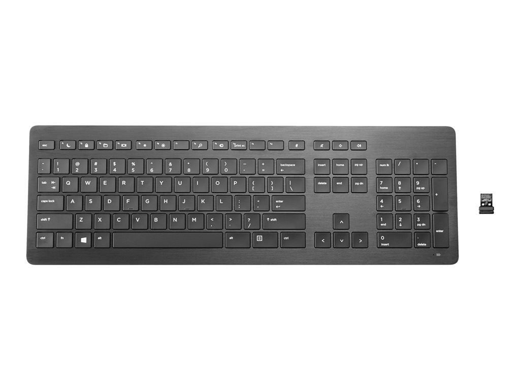 HP Premium - Keyboard - wireless - 2.4 GHz - US - anodized aluminum trimmed - for EliteBook 835 G9, 845 G8, 845 G9, 865