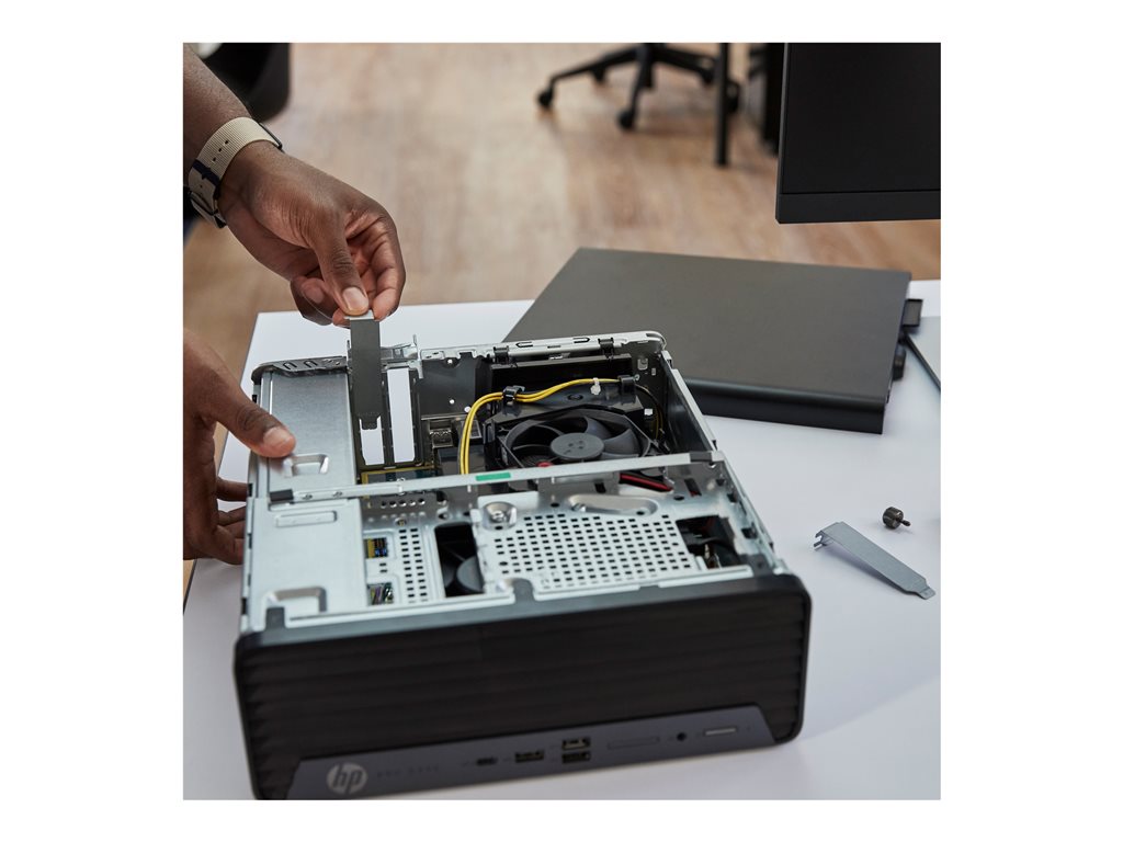 HP Pro 400 G9 - SFF Core i5 12500 / up to 4.6 GHz - RAM 16 GB - SSD 512 GB - NVMe, TLC - UHD Graphics 770 - Gigabit