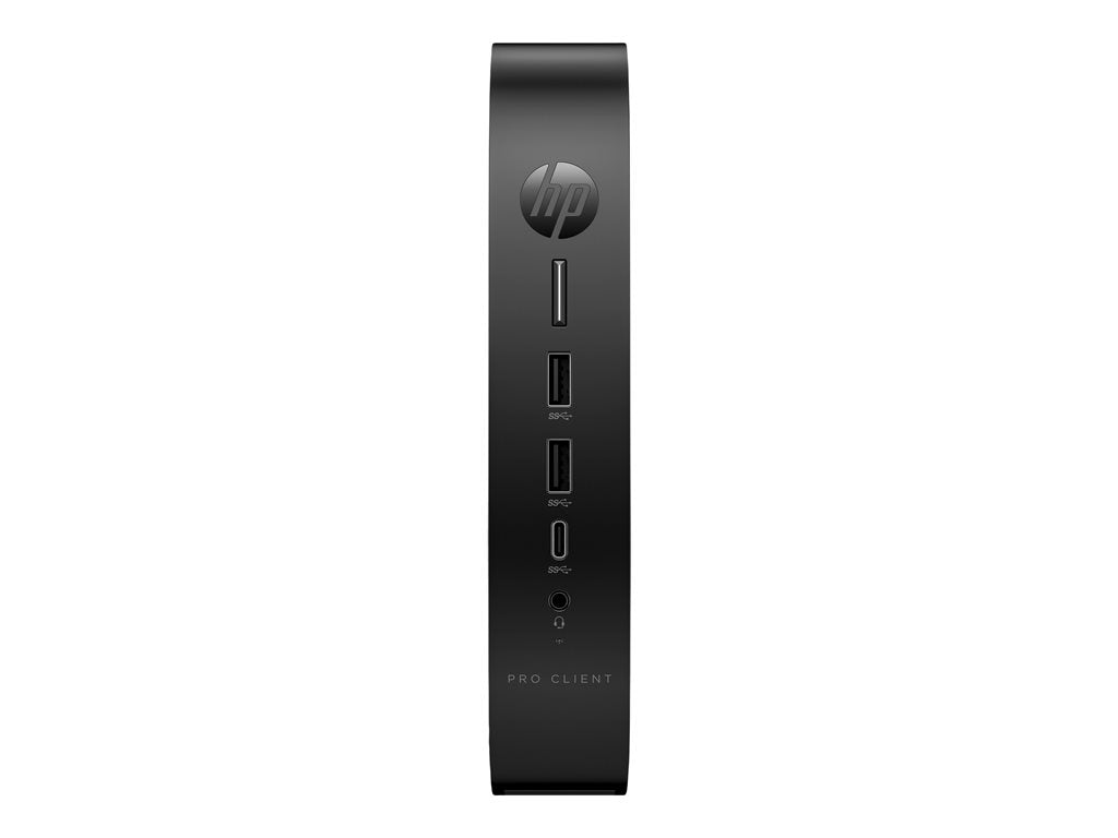 HP Pro t550 - Thin client - USFF 1 x Celeron J6412 / up to 2.6 GHz - RAM 8 GB - SSD 256 GB - NVMe - UHD Graphics -