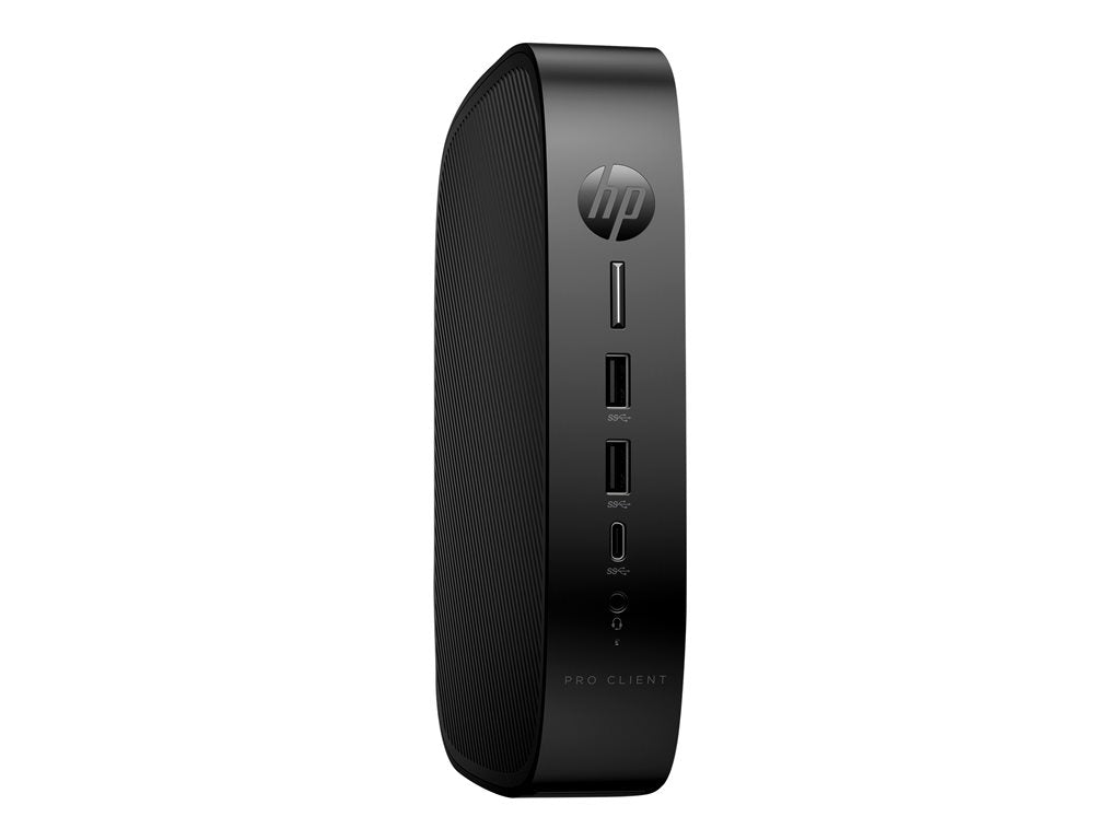 HP Pro t550 - Thin client - USFF 1 x Celeron J6412 / up to 2.6 GHz - RAM 8 GB - flash 64 GB - eMMC - UHD Graphics -