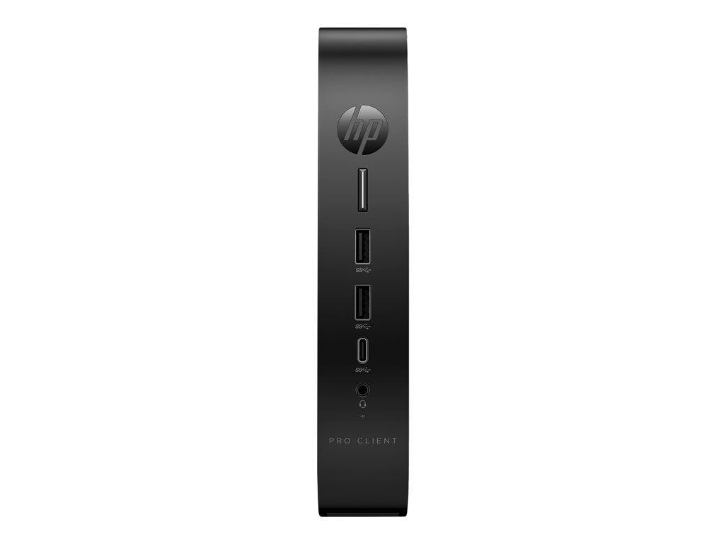 HP Pro t550 - Thin client - USFF 1 x Celeron J6412 / up to 2.6 GHz - RAM 8 GB - flash 64 GB - eMMC - UHD Graphics -