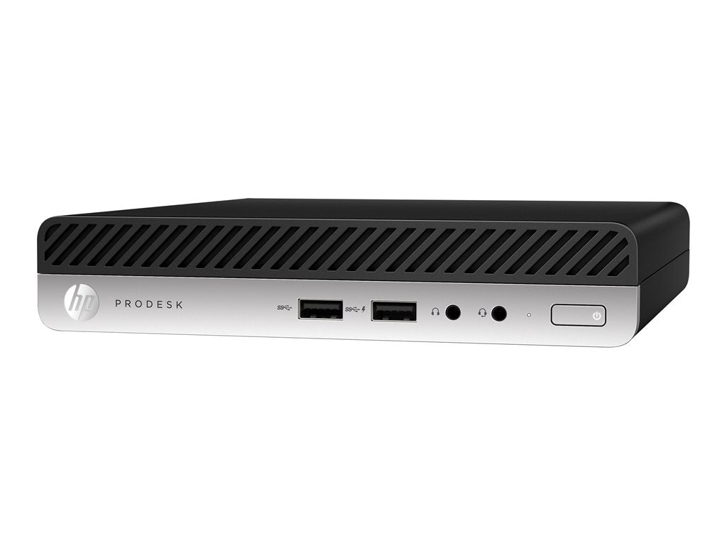 HP ProDesk 400 G5 - Mini desktop - Core i3 9100T / up to 3.7 GHz - RAM 4 GB - HDD 500 GB - UHD Graphics 630 - Gigabit