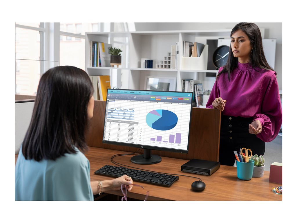 HP ProDesk 600 G6 - Mini desktop - Core i5 10600T / up to 4 GHz - RAM 8 GB - SSD 512 GB - NVMe, TLC - UHD Graphics 630 -